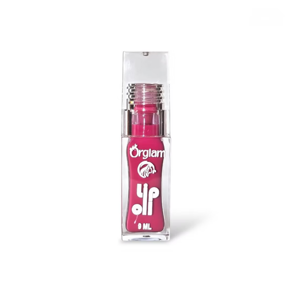 Barbie pink lip oil