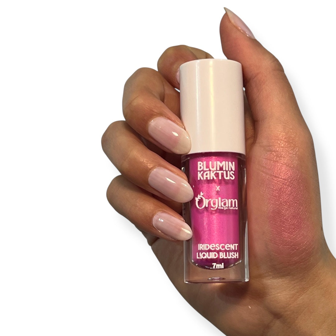 Silky Rose Iridescent Liquid Blush