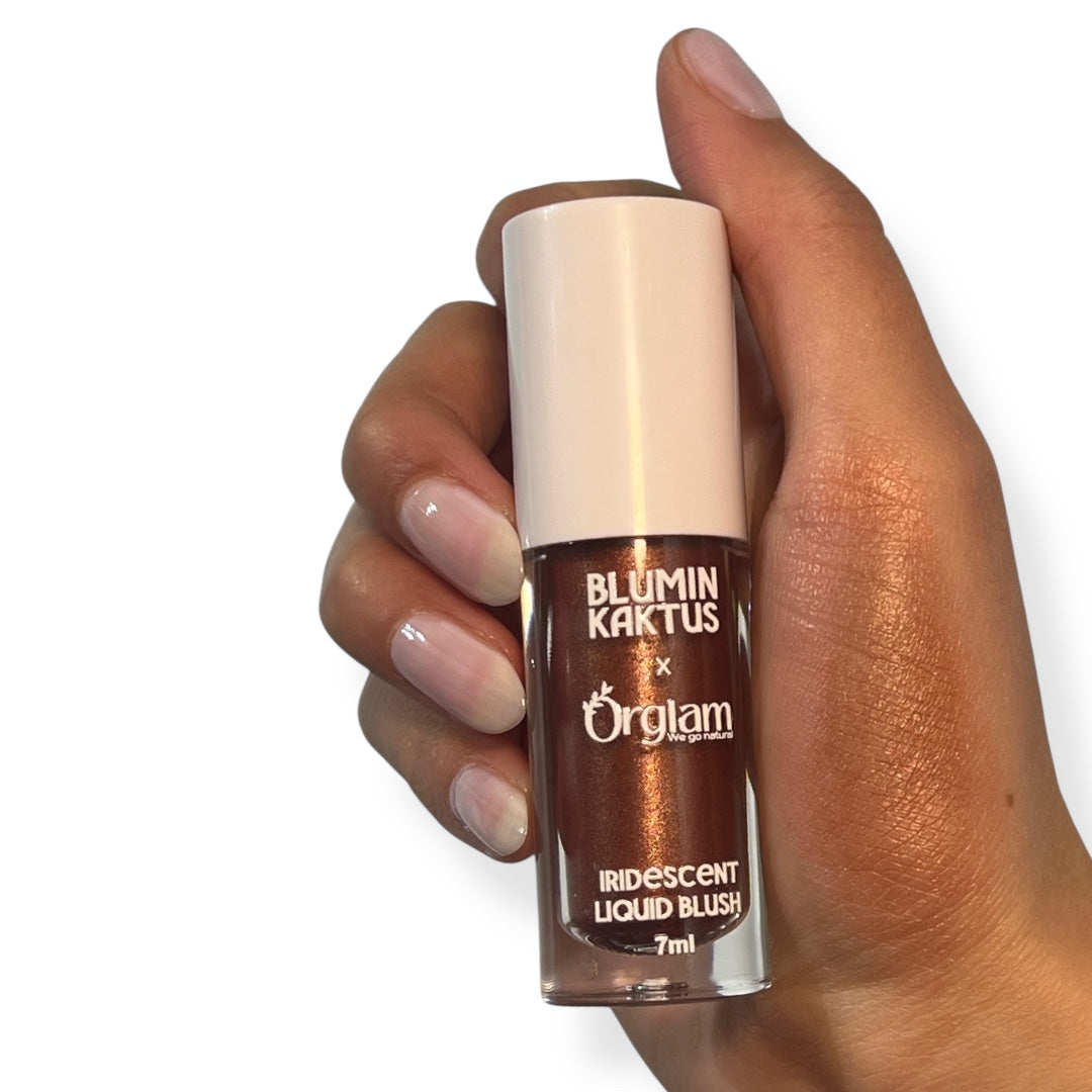 Sunlit Mocha Iridescent Liquid Blush