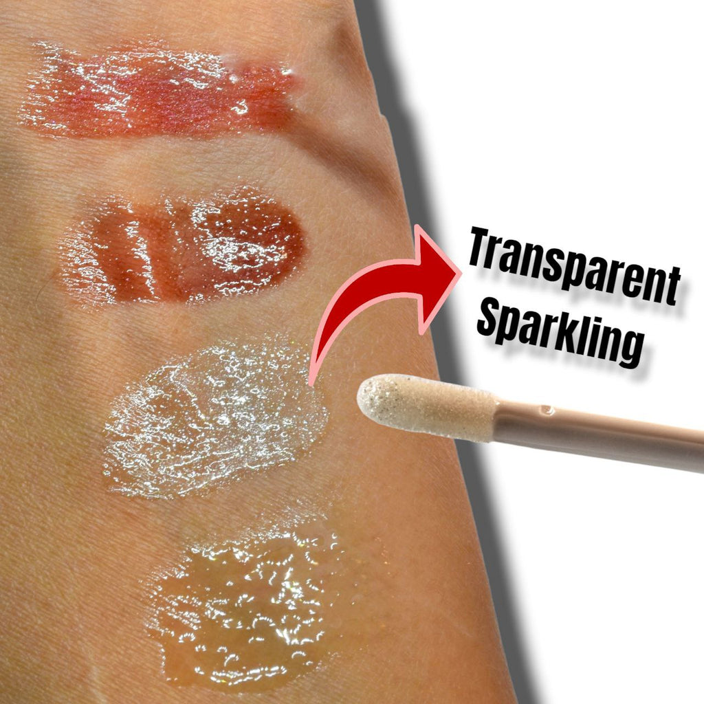 Sparkling lip gloss